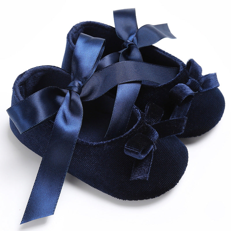 Ribbon Baby Shoes Baby's Shoes Soft Sole Shoes Toddler Shoes