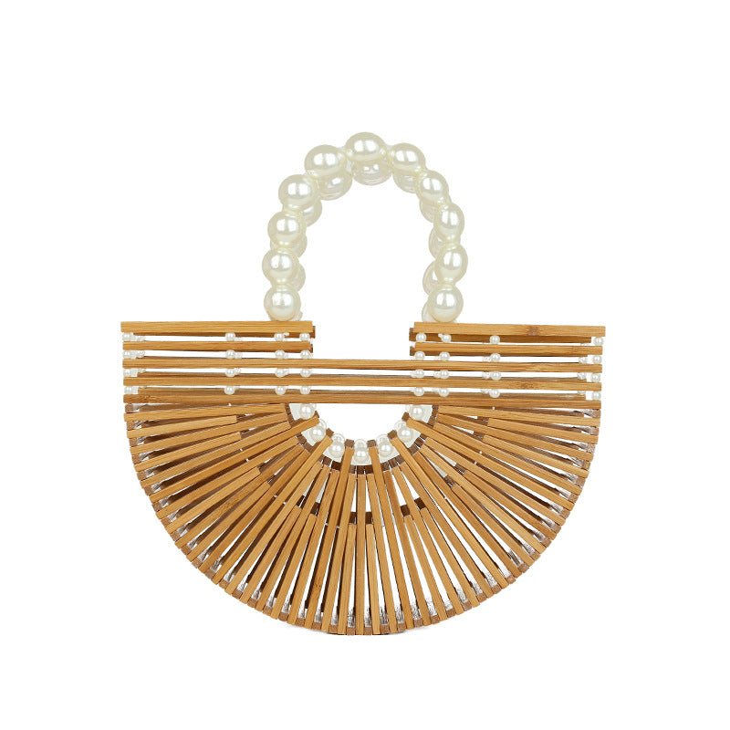 Women's Bamboo Weaving Handwoven Bag