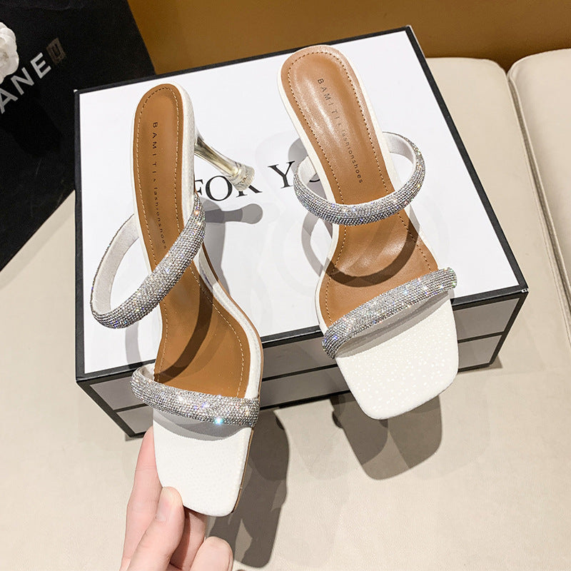 Women's New Summer All Match High Heel Slippers