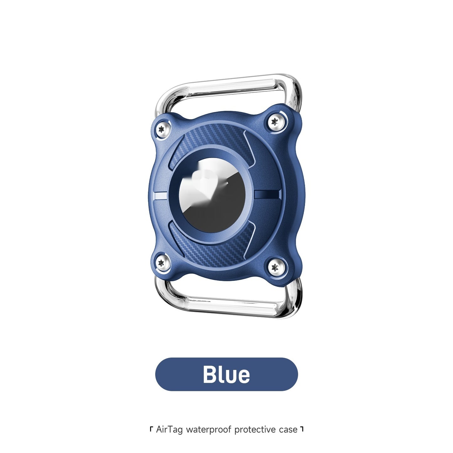 Metal Hardware Buckle AirTag Anti-loss Device Pet-grade Waterproof Case Protector