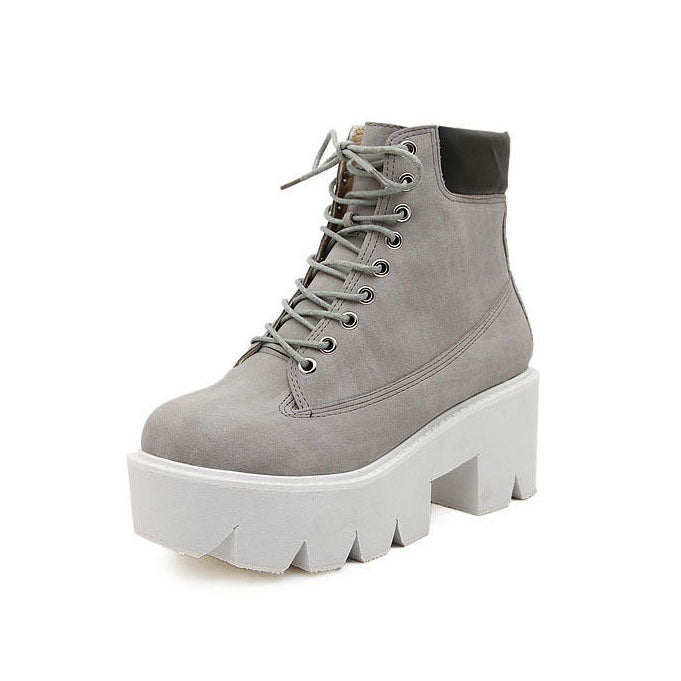Super Texture Rock Female Boots Of High Quality