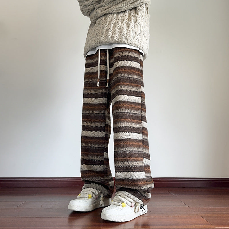 Ethnic Style Girls' Loose Plus Size Straight Casual Pants