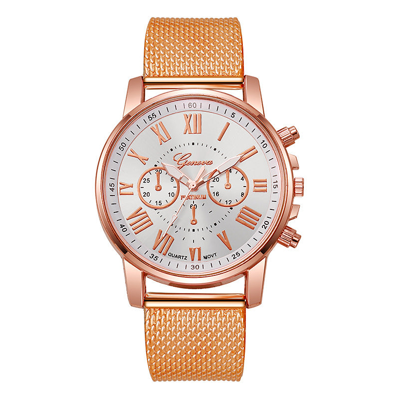 Women's Watch Fashion Simple Roman Scale