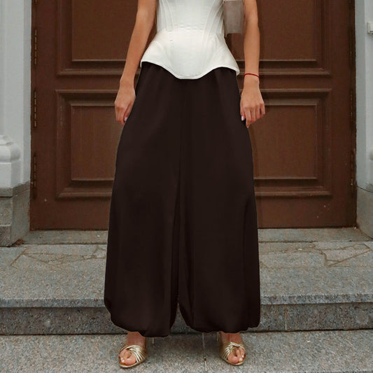 Trendy Satin Bloomers til kvinder i streetstyle
