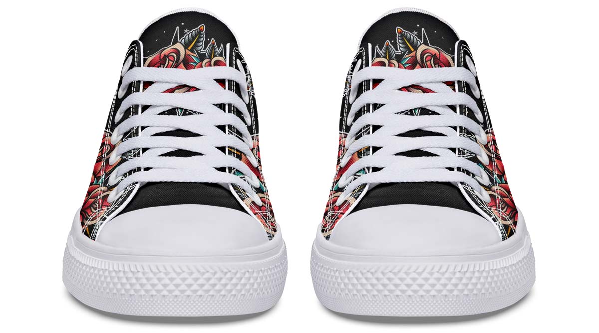 Fashion Print Couple Low-Top Canvas Shoes