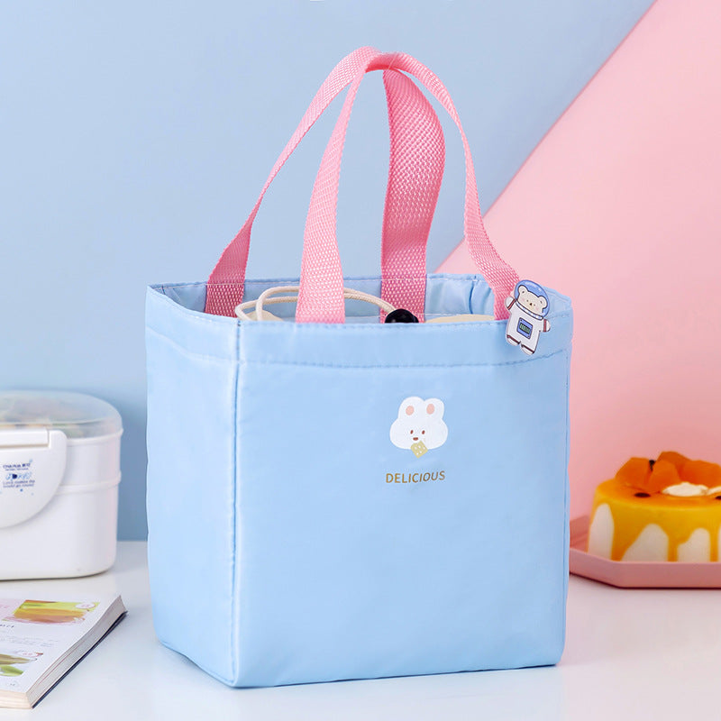 Macaron Color Large-capacity Heat Preservation And Fresh-keeping Portable Lunch Bag