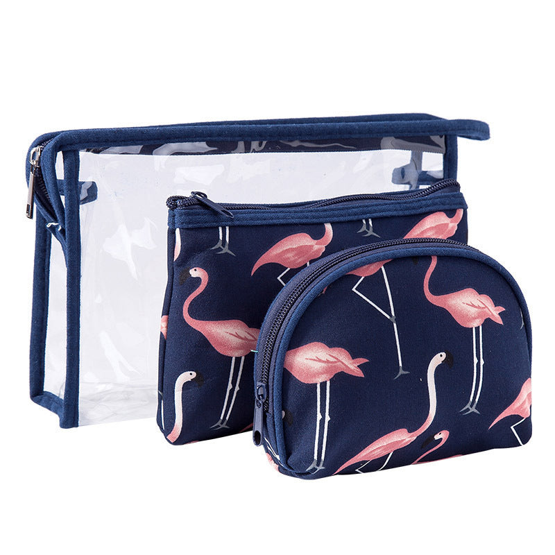 Fashion Flamingo PVC Waterproof Cosmetic Bag