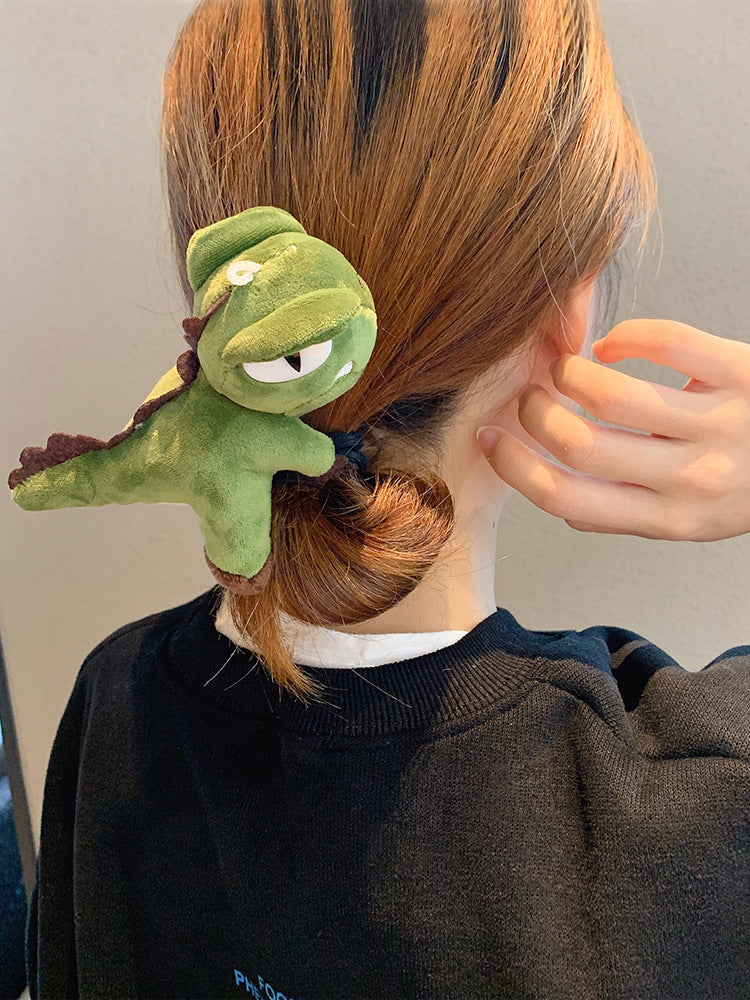 Cute little dinosaur hair tie