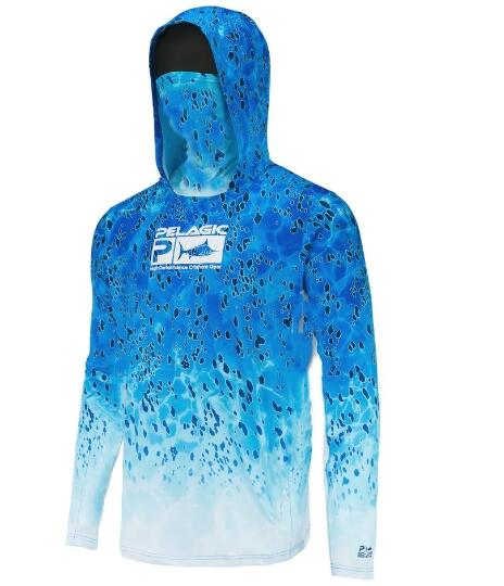 Fishing Suit With Hood And Mask For Sun Protection