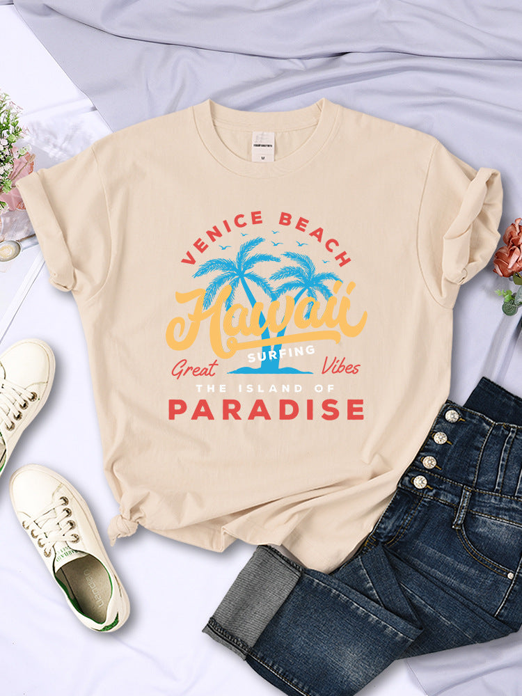 New Surfing Venice Beach Female T-shirt