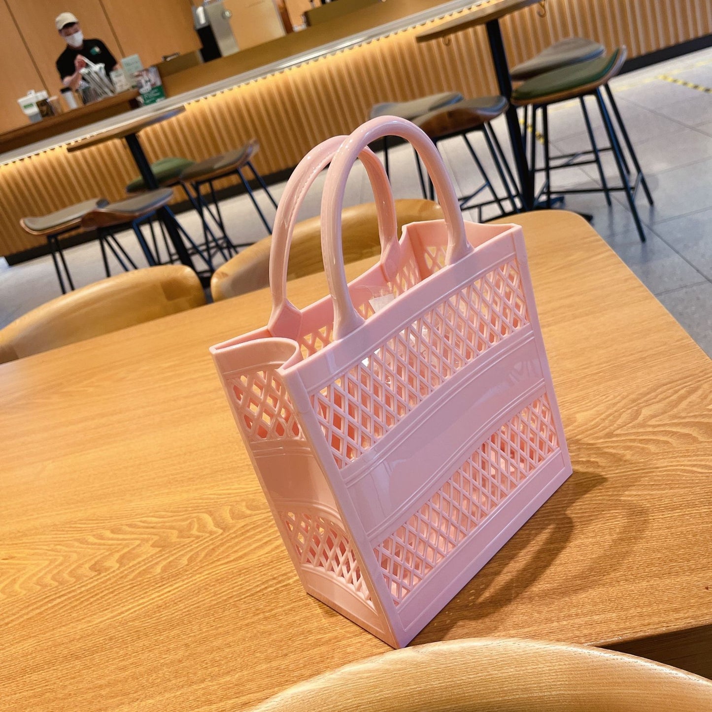 Portable Large Capacity Storage Basket Candy Hollow Bag