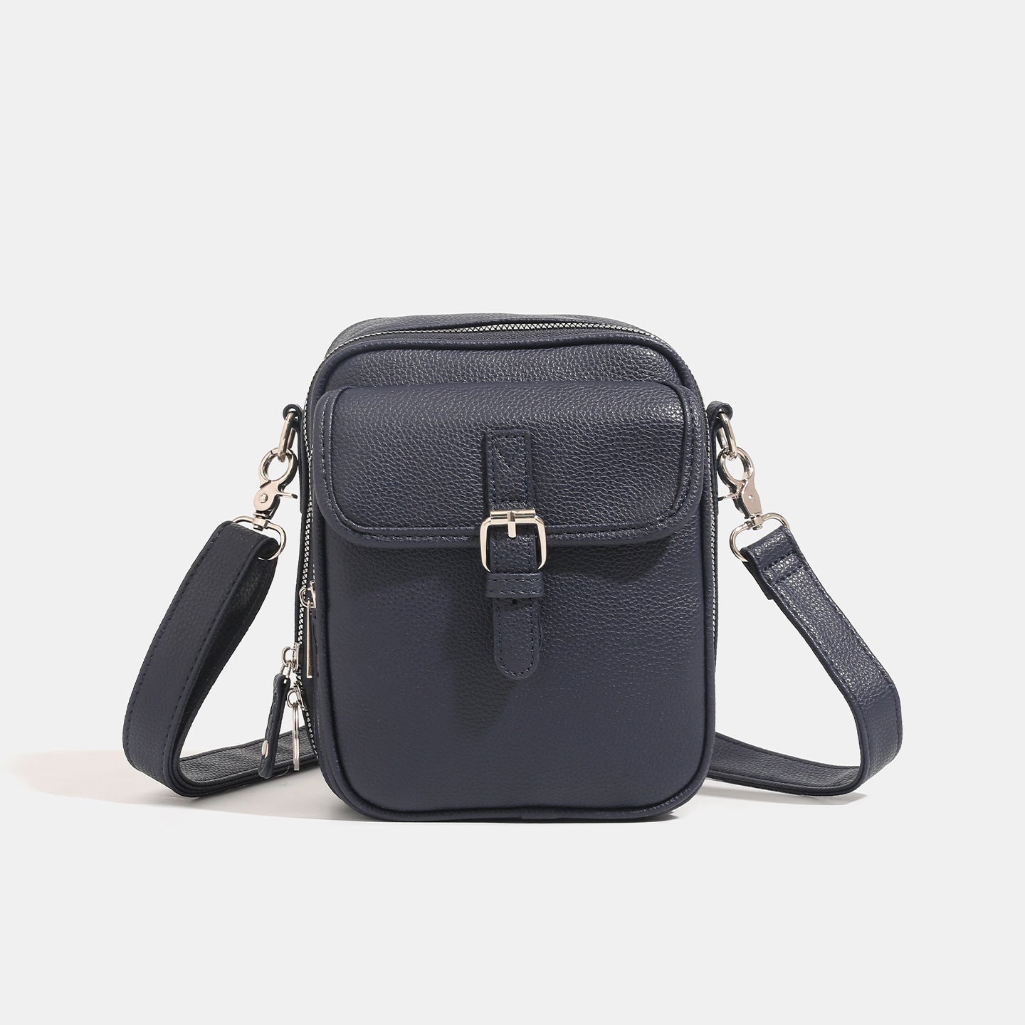 New PU Unisex Shoulder Messenger Trendy Storage Bag