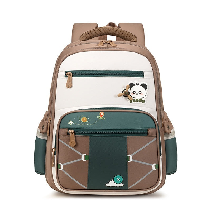 Primary School Student Grade Reflective Lightweight Spine-protective Large Capacity Backpack