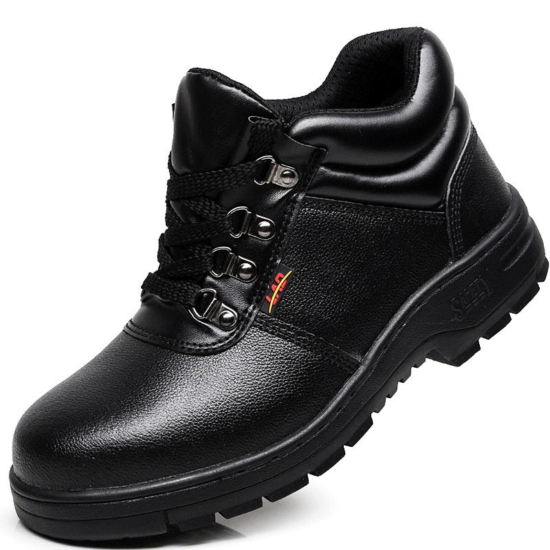 High-top Safety Shoes With Steel Toe Protection