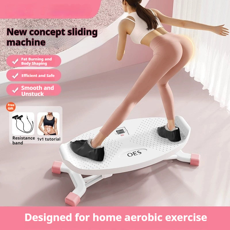 Mini Skateboard Leg Pelvic Floor Muscle Trainer Skiing Aerobic Rocking Exercise