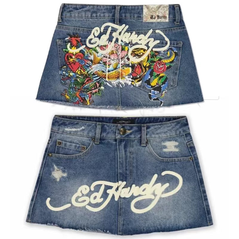 Women's Retro Gothic Fashion Personality Skirt