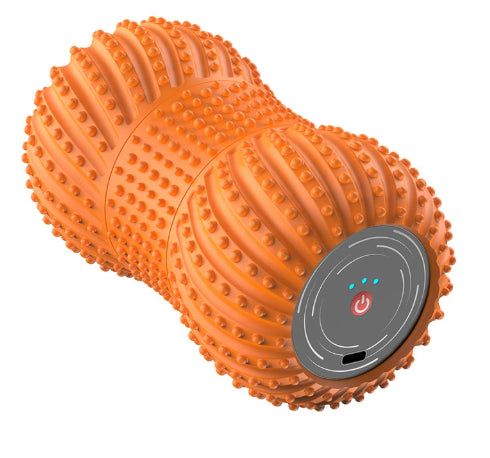 Elektrisk Peanut Yoga Kugle Rulle Skumrulle Massageinstrument Rullende Aksel