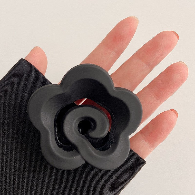 New Small Fragrant Wind Camellia Temperament Back Of The Head To Grab The Clip