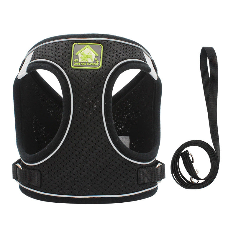 Reflective chest strap