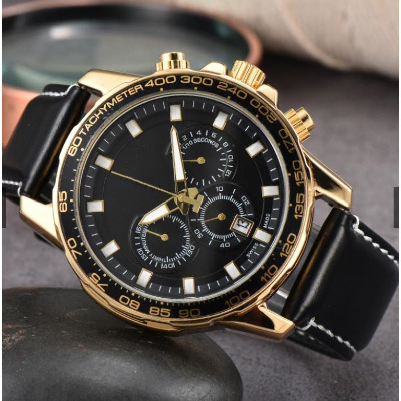 Men's Day Six-pin Full-function Quartz Watch