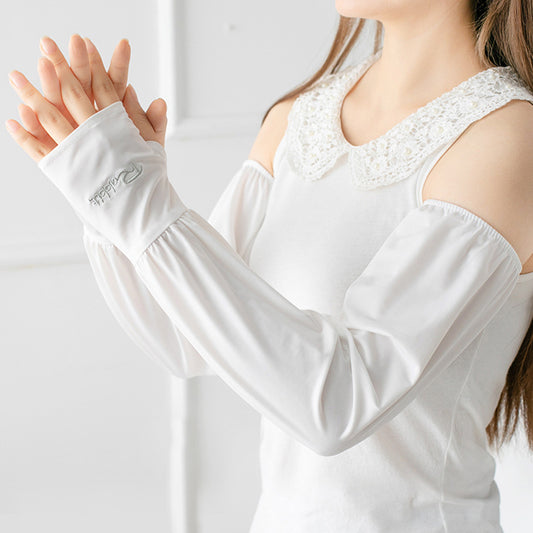 Viscose Fiber Oversleeve Sun Protection Thin Loose Gloves Sleeves