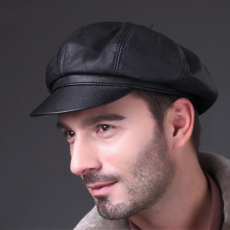 Outdoor Men's Winter Warm Sheepskin Hat