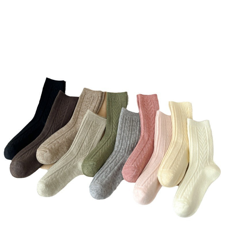 Womens Thick Insulated Mid-calf Stockings