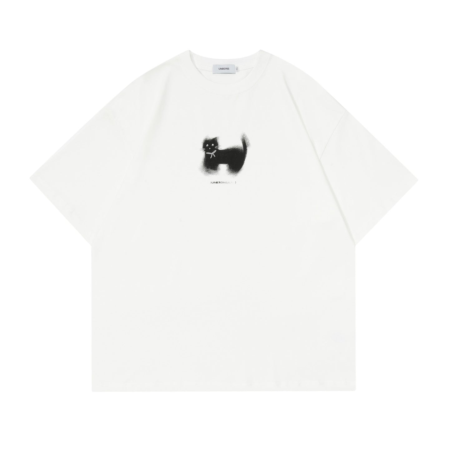 Summer Simple Pattern Design Loose High-grade Neutral Short-sleeved T-shirt