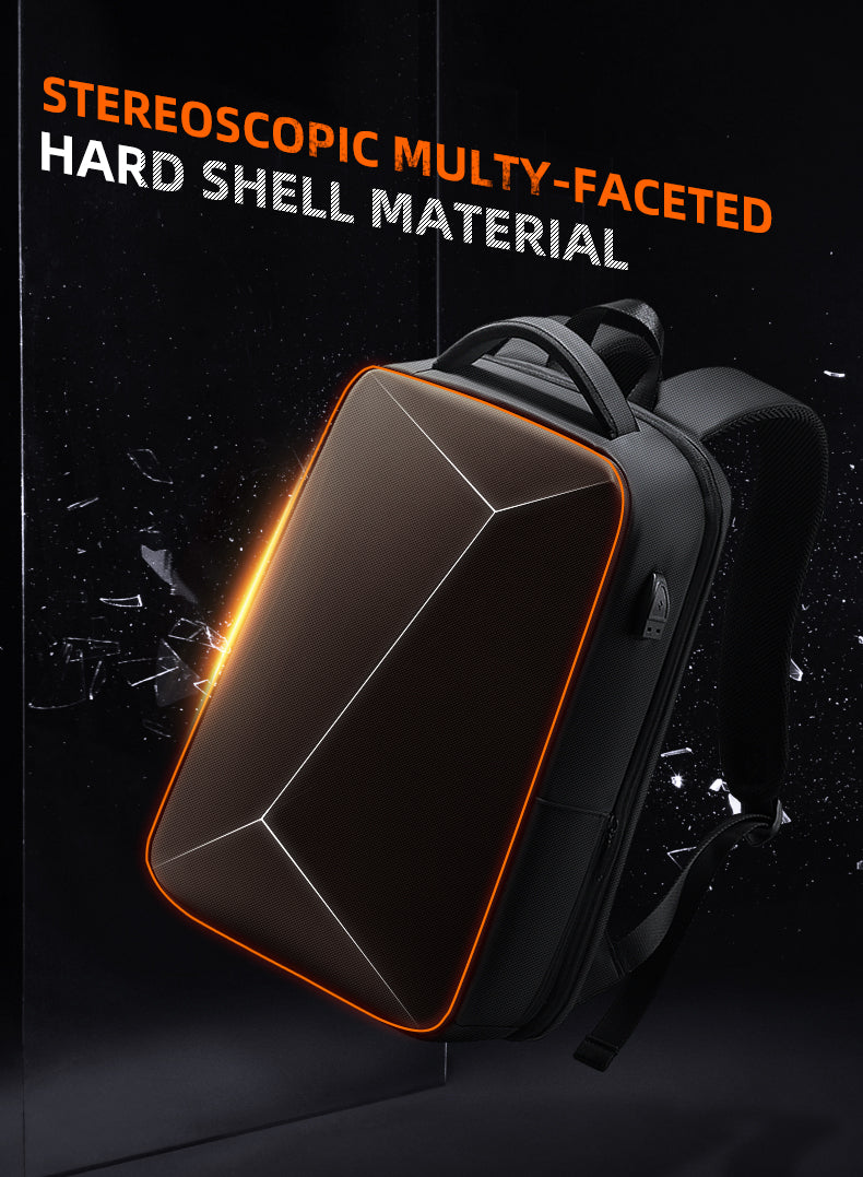 Men's password lock backpack