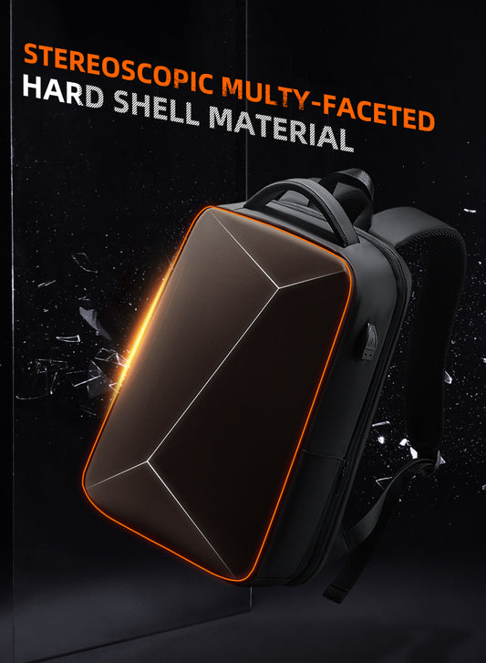 Men's password lock backpack