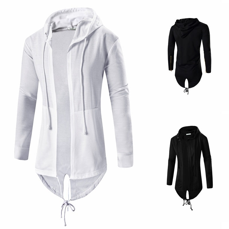 Mid-length Zip Cardigan Cloak