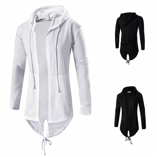Mid-length Zip Cardigan Cloak