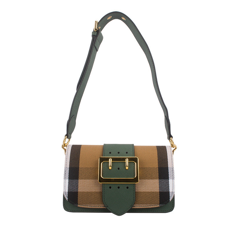 Plaid, crossbody, shoulder bag