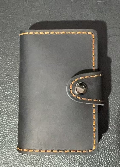 Vintage Leather Crazy Horse Leather Card Holder