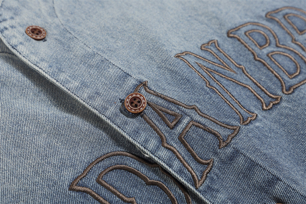 Men's Summer Casual Loose Embroidered Letter Sleeveless Vest