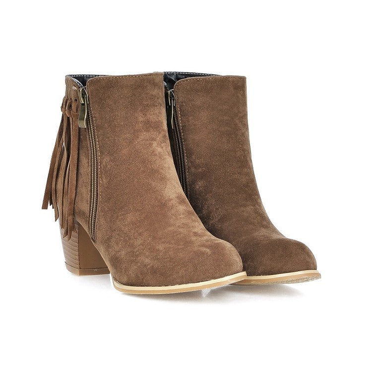 European And American Autumn And Winter Short Knight Boots