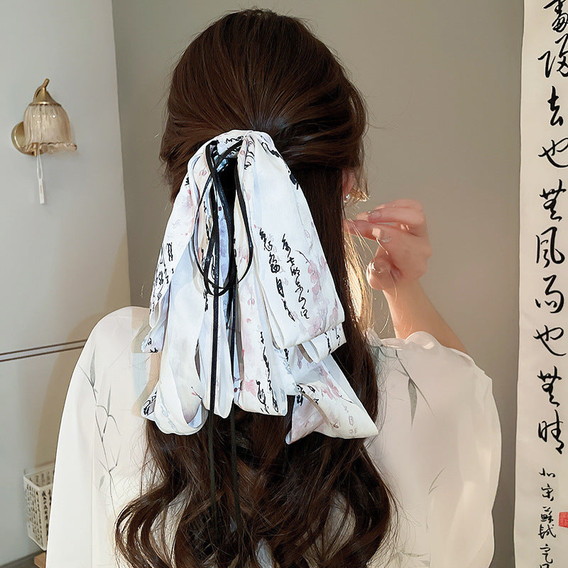 Women's Fashion New Chinese Bow Ribbon Barrettes