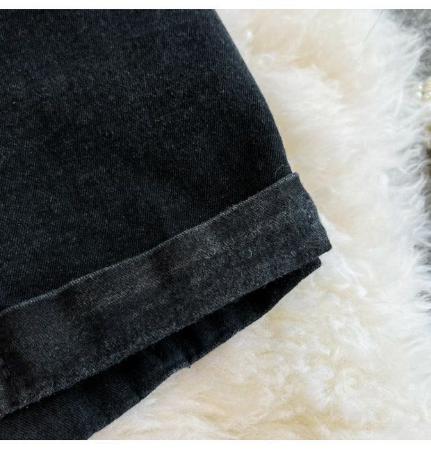 Small Tube Top Denim Jumpsuit Women's Summer Port Style Retro