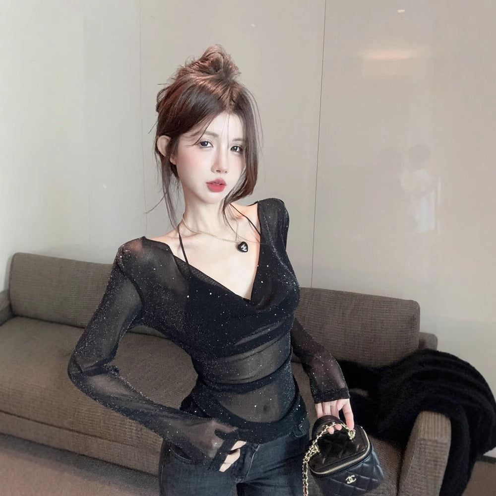Clavicle-length Cropped Topbase Layer