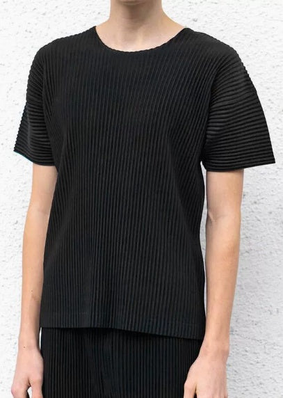 Three-Piece Suit Men's Casual Pleated Short-Sleeved Cardigan And Pants