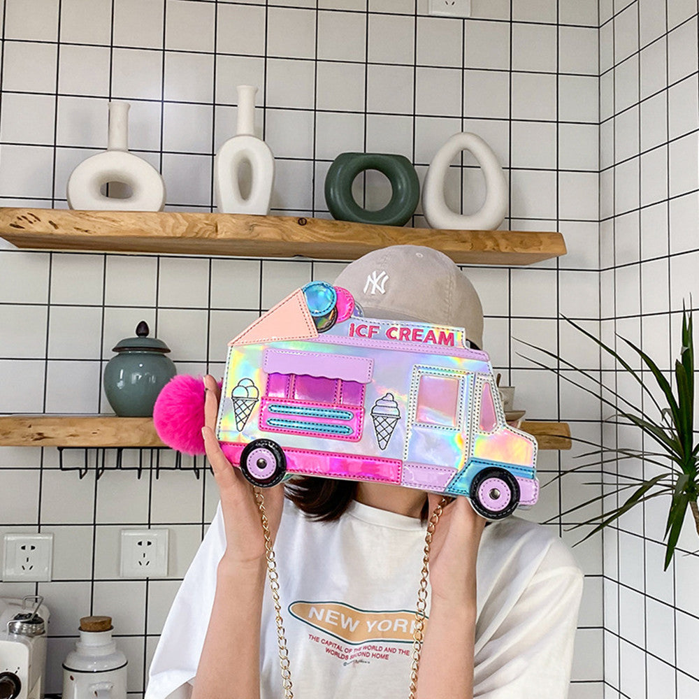Cartoon Car Shape Women's Bag Niche