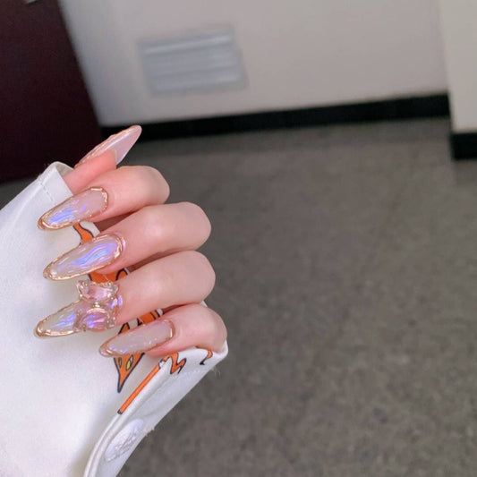 Removable Long-lasting Handmade Phototherapy Finished Product Nail Stickers