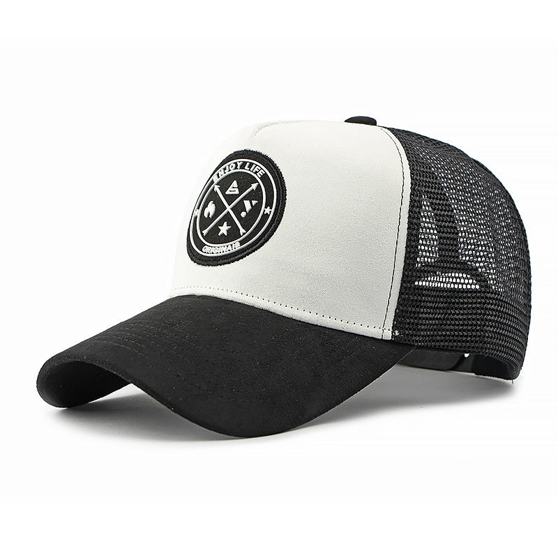 Outdoor Sun Protection Casual Mesh Baseball Cap Hard Top