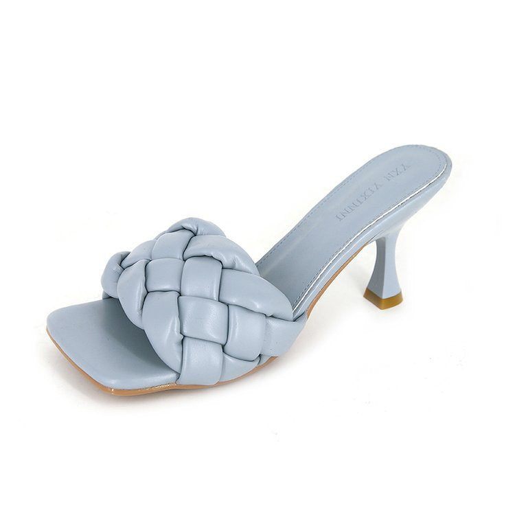 European And American Sexy Wild Woven Slippers