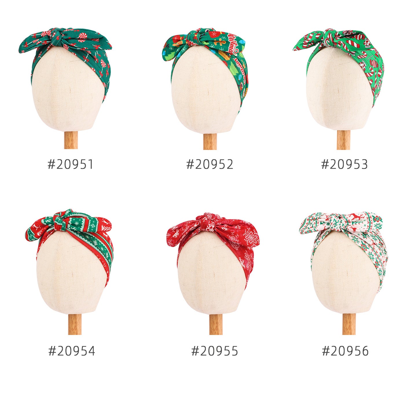 Christmas Style Children's Hat Bow Headscarf