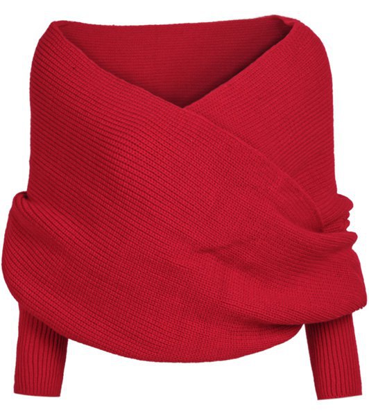 Winter Knitted Fashion Cardigan Nylon Shawl