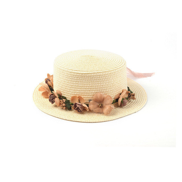 Streamer Garland Outdoor Shade Parent-child Straw Hat