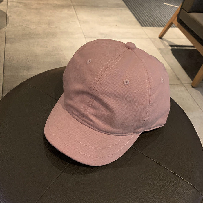 Men's And Women's Retro Casual Solid Colour Duck Tongue Hat