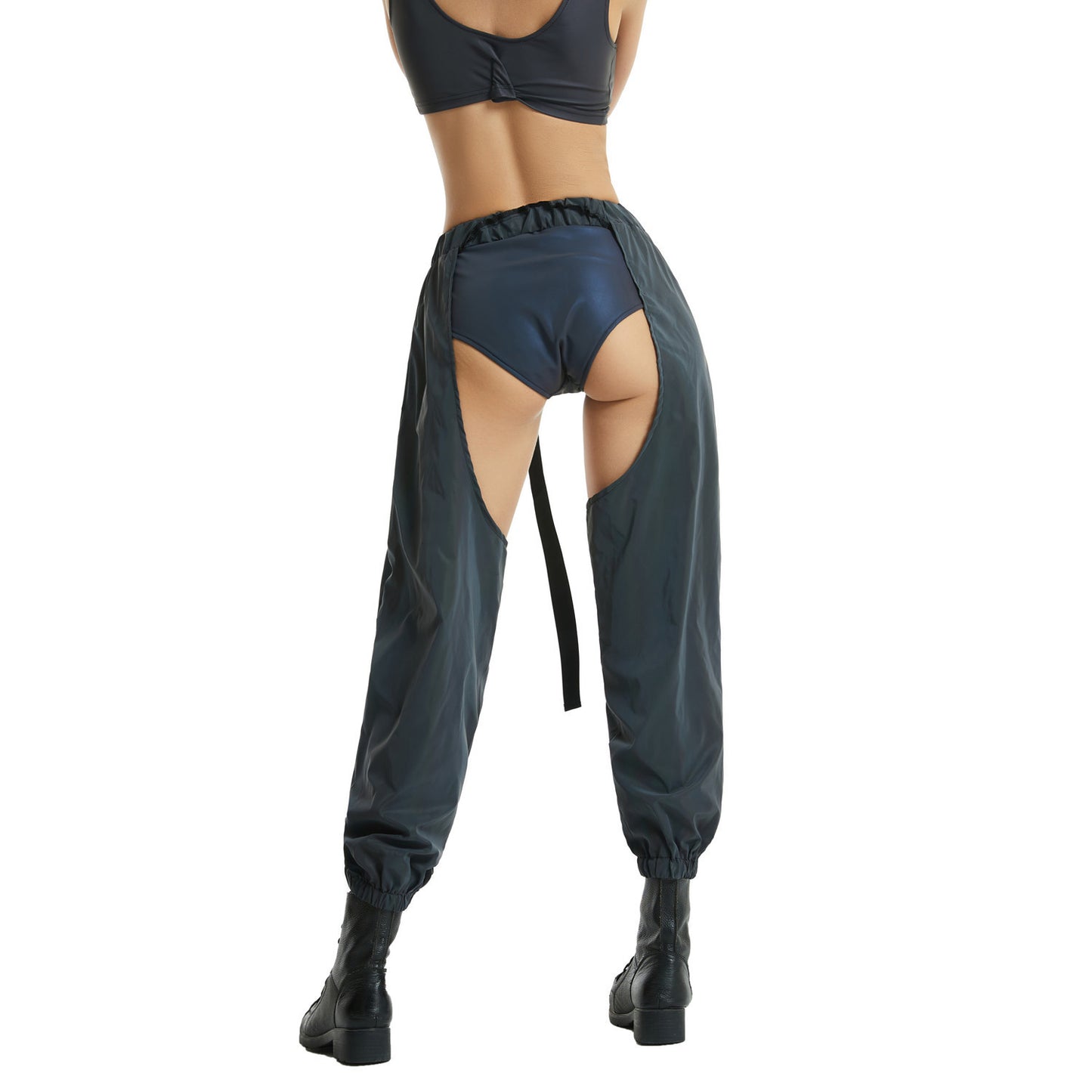 Women's Street Fashion Colorful Reflective Pants