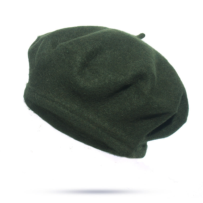 Wool Beret Vintage Woolen Painter Hat